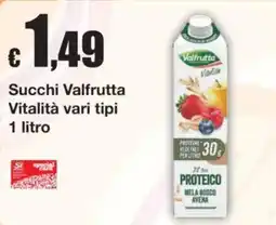 Sì con te Succhi Valfrutta Vitalità offerta
