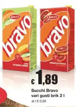 Sì con te Succhi Bravo offerta