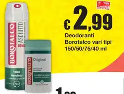 Sì con te Deodoranti Borotalco offerta
