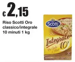 Sì con te Riso Scotti Oro Integrale offerta