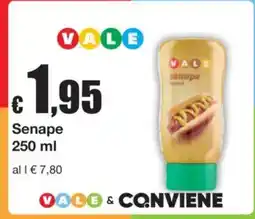 Sì con te Senape Vale offerta