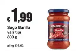 Sì con te Sugo Barilla offerta