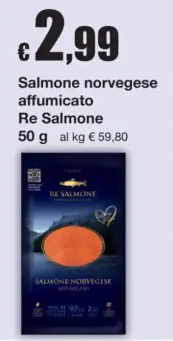 Sì con te Salmone norvegese affumicato Re Salmone offerta