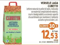 Pet Store Conad Cubetto lettiera igienica ecologica offerta