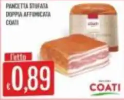 Mercadò Pancetta stufata doppia affumicata Coati offerta