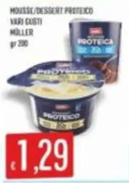 Mercadò Mousse/dessert proteico Müller offerta