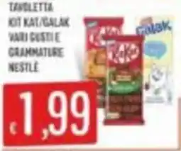 Mercadò Tavolletta Kit Kat/Galak offerta