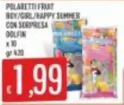 Mercadò Polaretti fruit boy/girl/happy summer offerta