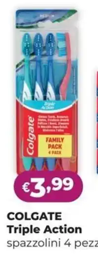 La Saponeria Colgate Triple Action spazzolini offerta