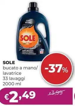 La Saponeria Sole bucato a mano/lavatrice offerta