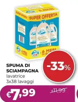 La Saponeria Spuma di sciampagna lavatrice offerta