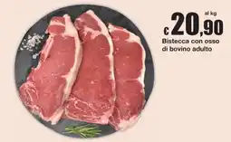 Sì con te Bistecca con osso di bovino adulto offerta