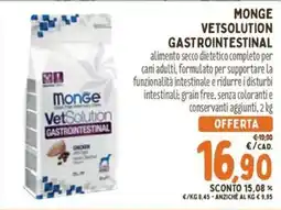 Pet Store Conad Monge VetSolution Gastrointestinal offerta