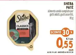 Pet Store Conad Sheba Classics paté offerta