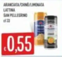 Mercadò Aranciata/chino/limonata lattina San Pellegrino offerta