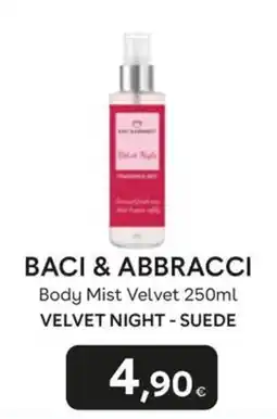 Idea bellezza Baci & Abbracci Body Mist Velvet offerta