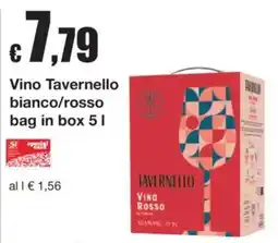 Sì con te Vino Tavernello Rosso offerta