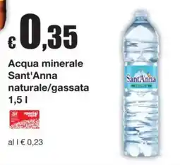 Sì con te Acqua minerale Sant'Anna offerta