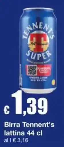 Sì con te Birra Tennent's offerta