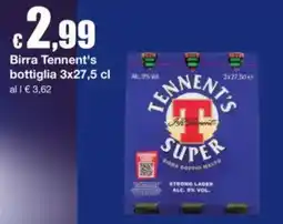 Sì con te Birra Tennent's offerta