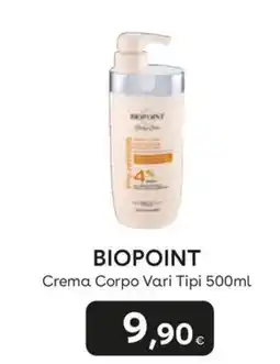 Idea bellezza Biopoint Crema Corpo Vari Tipi offerta
