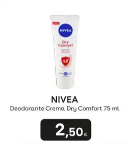 Idea bellezza NIVEA Deodorante Crema Dry Comfort offerta