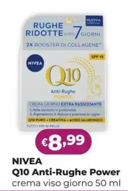 La Saponeria NIVEA Q10 Anti-Rughe Power offerta