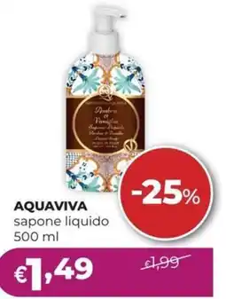 La Saponeria Aquaviva sapone liquido offerta