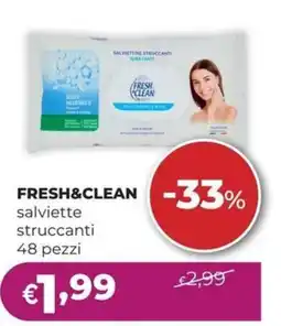 La Saponeria Fresh&clean salviette struccanti offerta