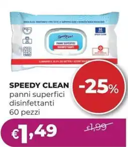 La Saponeria Speedy Clean panni superficiali disinfettanti offerta