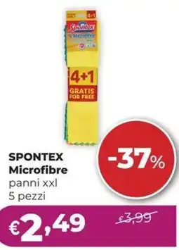 La Saponeria Spontex Microfibra panni xxl offerta