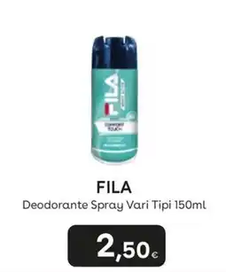 Idea bellezza FILA Deodorante Spray Vari Tipi offerta