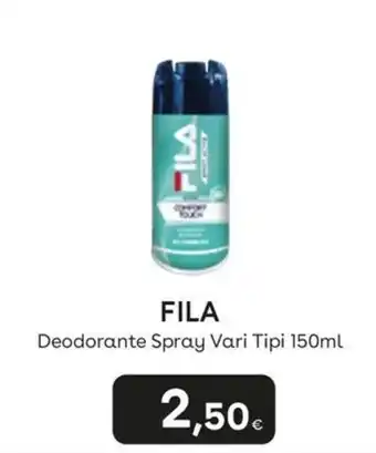 FILA Deodorante Spray Vari Tipi