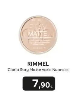Idea bellezza Rimmel Cipria Stay Matte Varie Nuances offerta