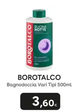 Idea bellezza Borotalco Bagnodoccia Vari Tipi offerta