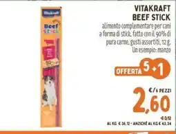 Pet Store Conad Vitakraft Beef Stick offerta