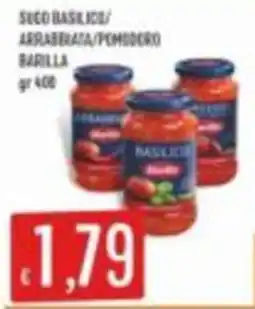 Mercadò Sugo basilico Barilla offerta