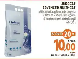 Pet Store Conad Lindocat Advanced Multi-Cat offerta