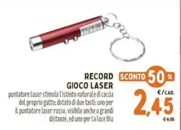 Pet Store Conad Record Gioco Laser offerta