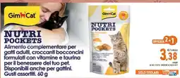 Pet Store Conad Nutri Pockets GimCat offerta