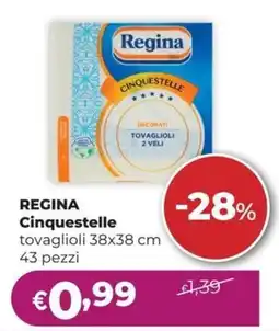 La Saponeria Regina Cinquestelle tovaglioli offerta