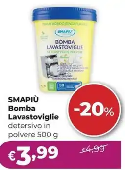 La Saponeria Smapiù Bomba Lavastoviglie offerta