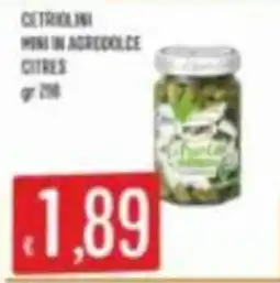 Mercadò Cetriolini mini in agrodolce citres offerta