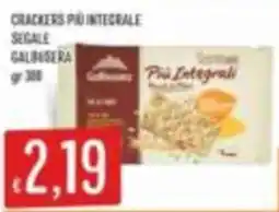 Mercadò Crackers più integrale segale galbusera offerta