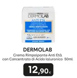 Idea bellezza Dermolab Crema Rimpolpante Anti Età offerta
