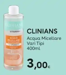 Idea bellezza Clinians Acqua Micellare offerta