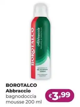 La Saponeria Borotalco Abbraccio bagnodoccia mousse offerta