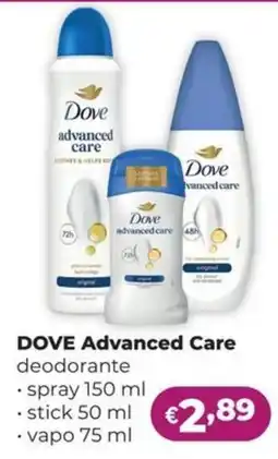 La Saponeria Dove Advanced Care deodorante offerta