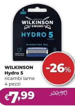 La Saponeria Wilkinson Hydro 5 ricambi lame offerta