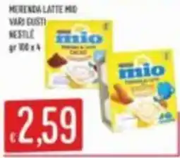 Mercadò Mio merenda latte offerta